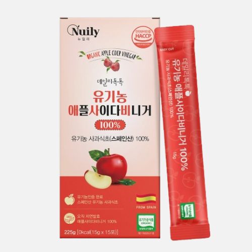 [뉴일리] 유기농 애플 사이다 비니거 15포 데일리 톡톡 애사비